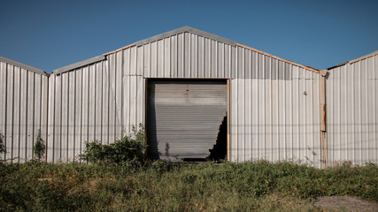 Fototapeta na wymiar old warehouse structure