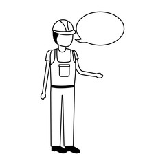 worker construction talking