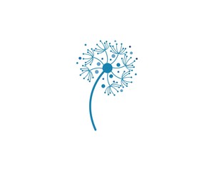 Dandelion flower logo