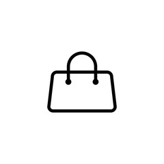 bag icon, shop bag icon vector design