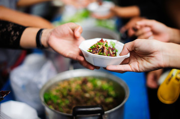 The food needs of poor people occur in every country on this planet: the concept of giving