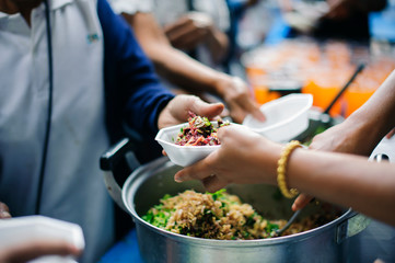 People have requested food from donations: the concept of hope