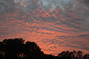 Sunset over the gulf