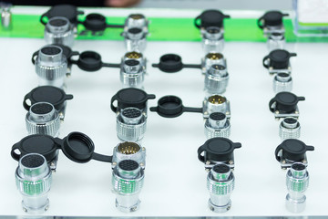 commercial power of electronic multi-pin connector for general purpose or hard condition and...