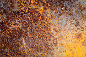Image of background texture of old rusty zinc grunge for your design.
