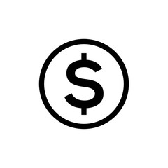 money icon and symbol vector design