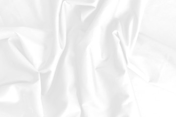 The background of the white fabric that is wavy – Image       