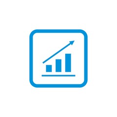 chart icon symbol vector design