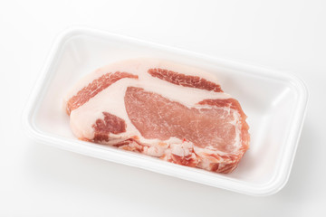 パック入り豚肉