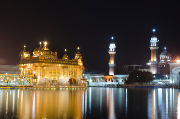 Fototapeta na wymiar Golden Temple of Amritsar