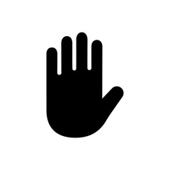 Obraz premium Stop, answer hand sign