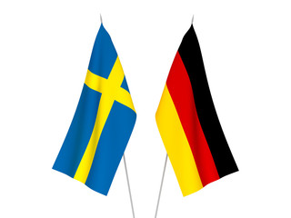 Germany and Sweden flags