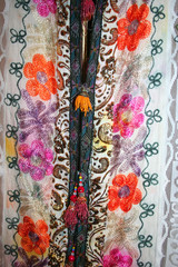 fabric pattern as background