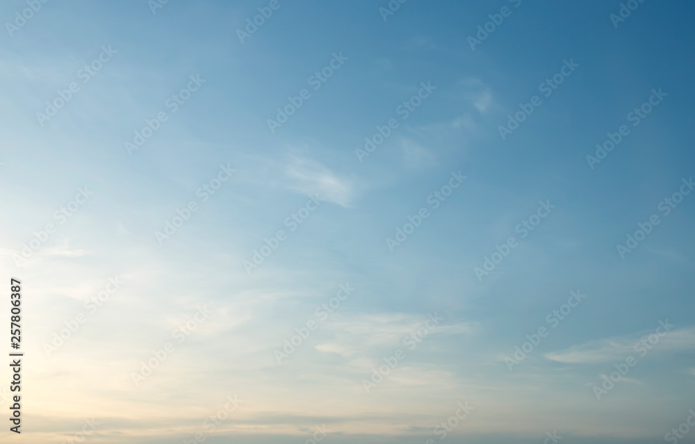 Wall mural sky