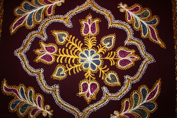 fabric pattern as background