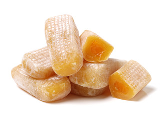 glutinous rice cake on white background