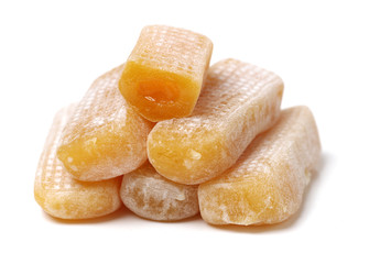 glutinous rice cake on white background