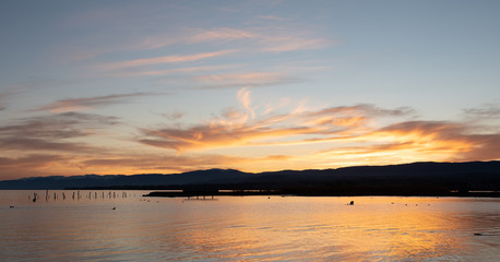 Obraz premium Warm sunset