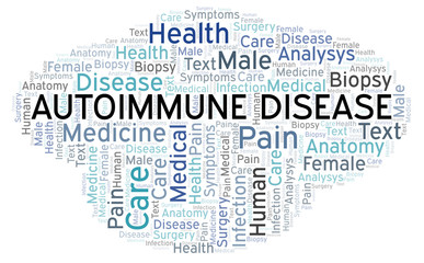 Obraz premium Autoimmune Disease word cloud.