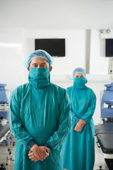 Fototapeta na wymiar Surgeons ready for operation
