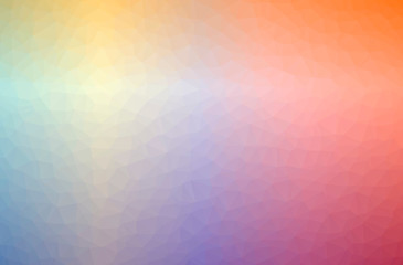 Obraz premium Illustration of abstract Blue, Orange horizontal low poly background. Beautiful polygon design pattern.