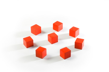 Obraz premium relacje w zespole. pozycja lidera. nie jak nic innego, w przeciwieństwie do swoich kolegów. Nierówność społeczna, lider zespołu. outsider