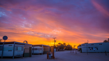 Penong in the morning close to nullarbor