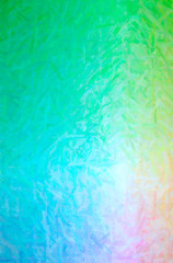 Fototapeta na wymiar Illustration of green and blue long brush strokes pastel vertical background.