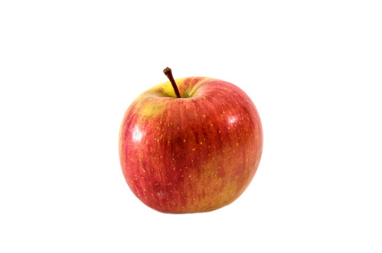 red apple isolated on a white background