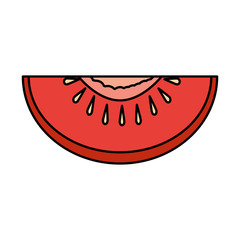 tomato half vegetable icon