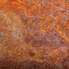 sheet of rusty metal. old oxidized background
