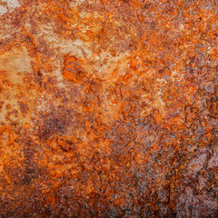 sheet of rusty metal. old oxidized background