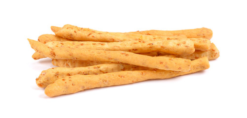 bread sticks isolated on a white background