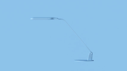 Pale Blue Office Desk Lamp 3d illustration 3d render