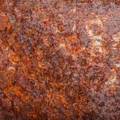 sheet of rusty metal. old oxidized background