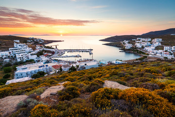 View of Loutra village from the hills above.