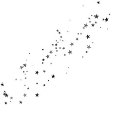 Stars on a white background