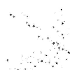 Stars on a white background