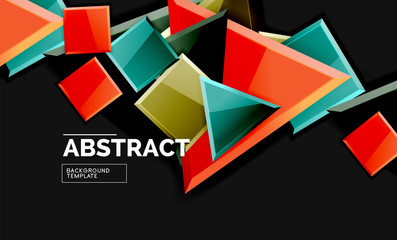 Shiny style geometric background