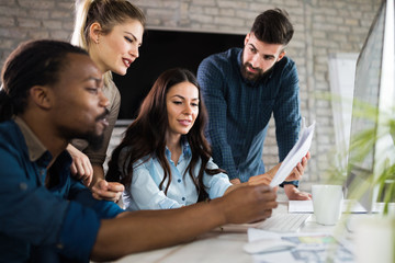 Picture of architects working together in office