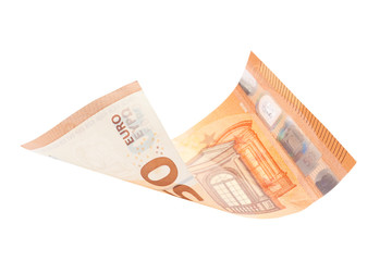 fifty euro isolated on white background