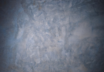 Blue grunge background, Gray concrete background, loft style.