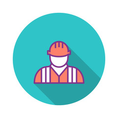 Worker Flat Icon