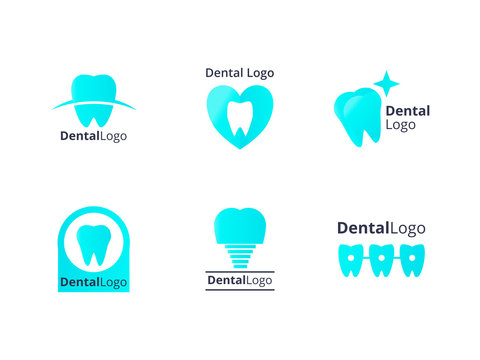 Dental Care Logo for Dentist Vector Template