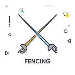 Fencing Icon Concept