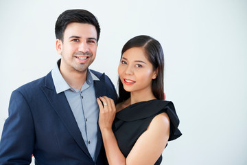 Beautiful business couple