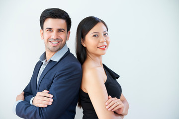 Successful business partners