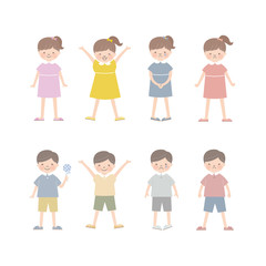 子供・男の子・女の子（表情）