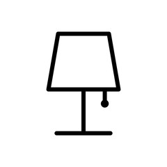 Table lamp icon