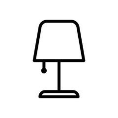 Table lamp icon